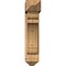 Ekena Millwork Olympic Arts and Crafts Smooth Bracket w/ Offset Brace, Western Red Cedar, 7 1/2"W x 26"D x 34"H BKT0806X26X34OLY03SWR - alternate 4